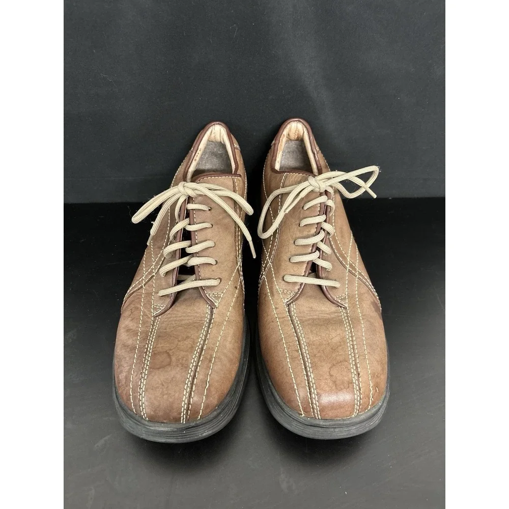 Steve Madden Maximus men's brown leather oxford shoes